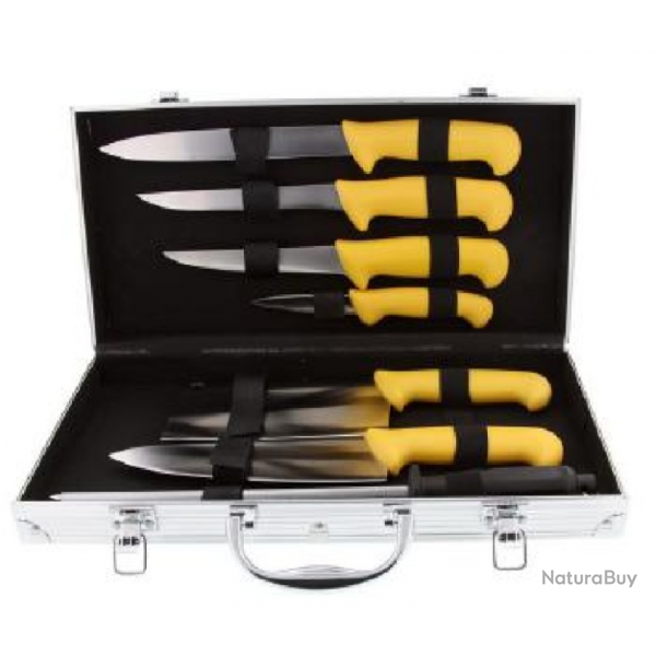 PRADEL EXCELLENCE ALBERT DE THIERS MALLETTE DU CHEF  8 PIECES AM101