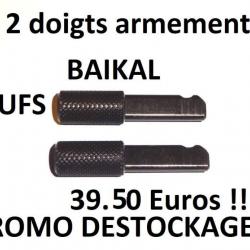 lot de 2 doigts armement NEUFS fusil BAIKAL MP153 MP155 mp 153 mp 155 - VENDU PAR JEPERCUTE (b13930)