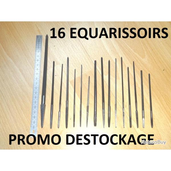 LOT de 16 EQUARISSOIRS - VENDU PAR JEPERCUTE (D24F50)