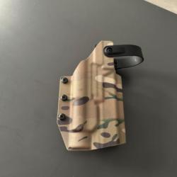 Holster kydex Glock 17 + lampe streamlight TLR-1