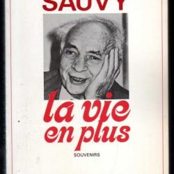 la vie en plus souvenirs alfred sauvy autobiographie