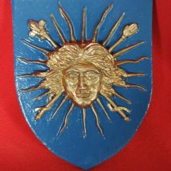 Blason Emblème du roi soleil "Louis XIV"