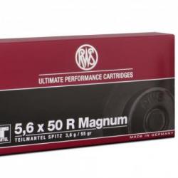 5.6x50R Magnum 3.6g/55grs T-Mantel - RWS