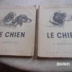 Le chien en deux volumes par J.OBERTHUR