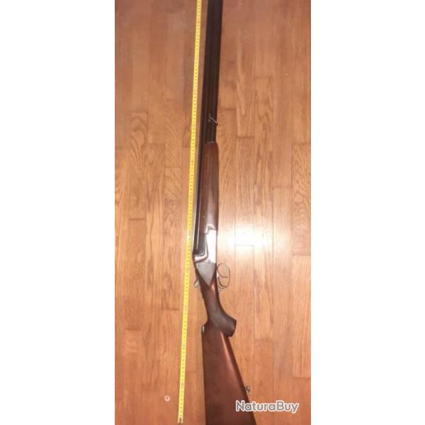 Fusil superpos Merkel Frres Suhl Calibre 12/70