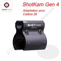 ShotKam Gen 4 - Adaptateurs pour différents calibres, arcs et rails Picatinny Calibre 28