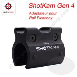 ShotKam Gen 4 - Adaptateurs pour différents calibres, arcs et rails Picatinny Rail Picatinny