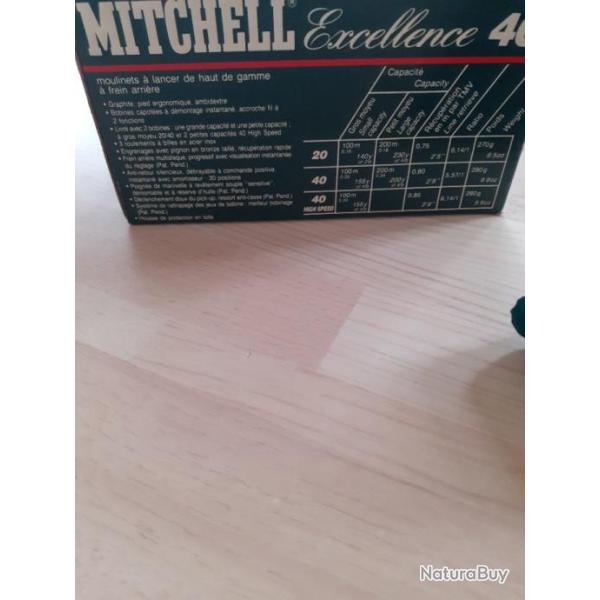 Moulinet mitchell excellence 40 rare