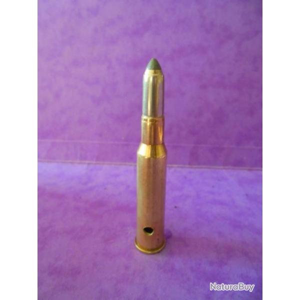 UNE belle cartouche cal. 7x57 R BALLE TIG (torpedo) NEUTRALISEE