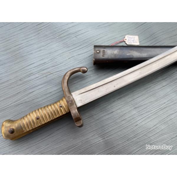 Sabre baonnette Remignton mle 1870 de la Dfense Nationale