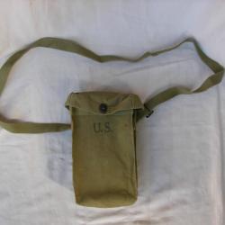 WW2 US MUSETTE PORTE CHARGEUR THOMPSON MILITAIRE AMÉRICAINE DATÉE 1943 TBE