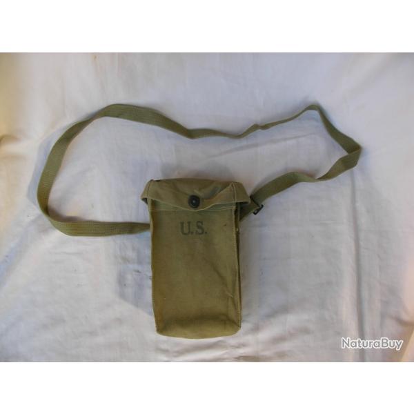 WW2 US MUSETTE PORTE CHARGEUR THOMPSON MILITAIRE AMRICAINE DATE 1943 TBE