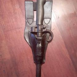Ba&iuml;onnette Lebel 1er type avec porte fourreau.