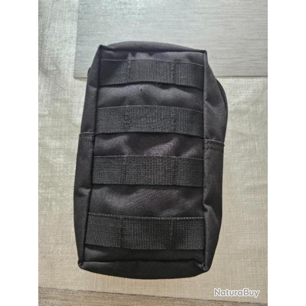 Pochette molle tactique noire