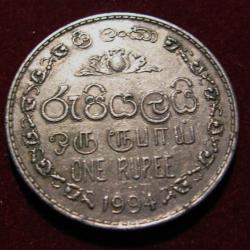 srilanka  piece de one rupee 1994 ttb