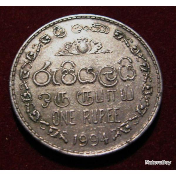 srilanka  piece de one rupee 1994 ttb