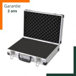 Malette de transport 390 x 280 x 100 mm - Aluminium - Garantie 2 ans - Livraison rapide