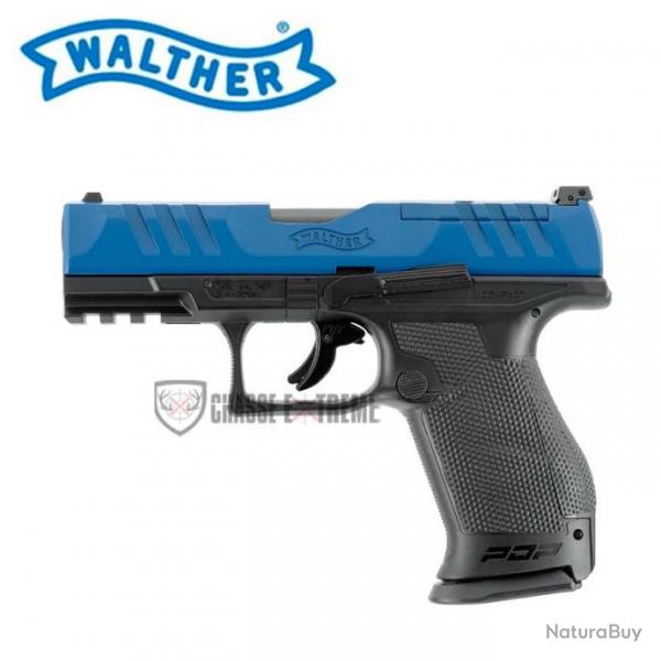 Pistolet WALTHER Pdp Compact 4'' T4E 8Cps Cal 43 Walther Forces de L'ordre Bleu