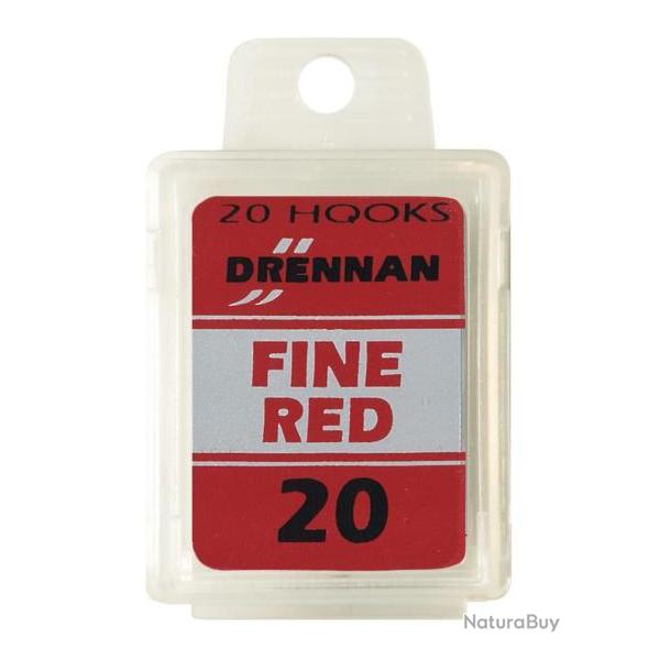 DRENNAN HAMEONS FINE RED BARBED BOX 20PCS 20