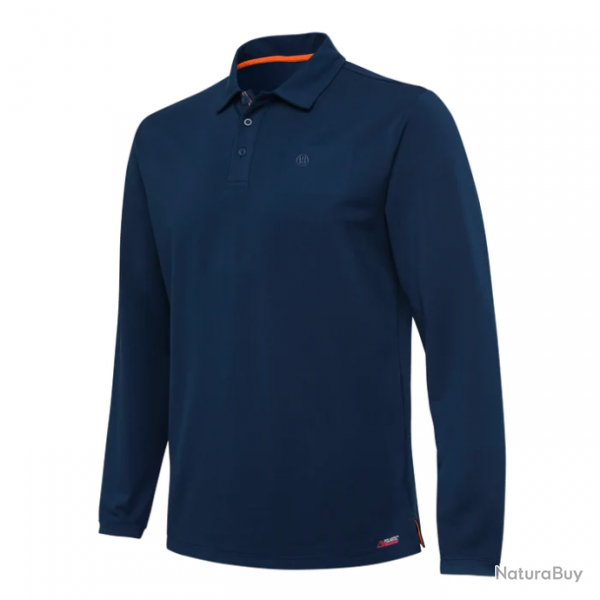 Polo Beretta Tech Corporate - Bleu / Manches longues / 4XL