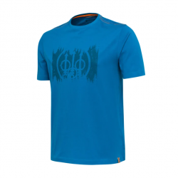 T Shirt Beretta Trident Bleu