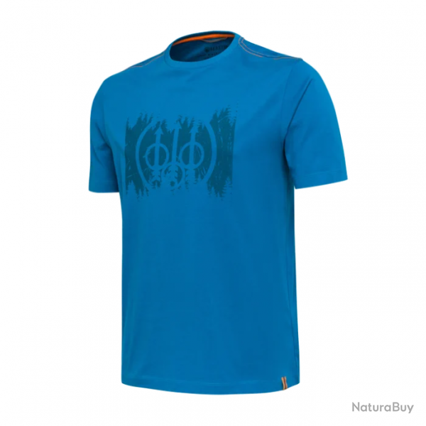 T Shirt Beretta Trident Bleu