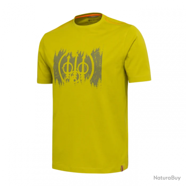 T Shirt Beretta Trident Jaune