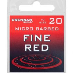 DRENNAN HAMEÇONS FINE RED BARBED 10PCS DRENNAN 20