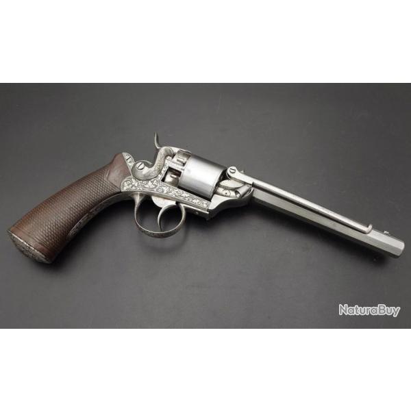 REVOLVER A PERCUSSION P.J. FAGARD BREVETE CALIBRE 38 brevet de 1857 - BELGIQUE XIX Trs bon  XIX eme