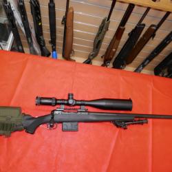 Carabine SAVAGE MODEL 10 en 308 Win avec lunette HAWKE SIDEWINDER 6-24X56