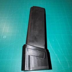 Talon de chargeur noir ( base pad ) + 4 pour Glock 17