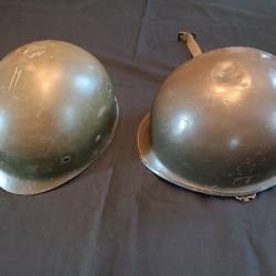 CASQUE US ARMEE BELGE ANNEES 1950 - 1970