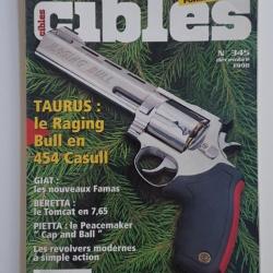 REVUE CIBLES N°345 Taurus Giat Famas Beretta Tomcat Pietta