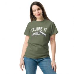 T-SHIRT CALIBRE 12 Army Femme