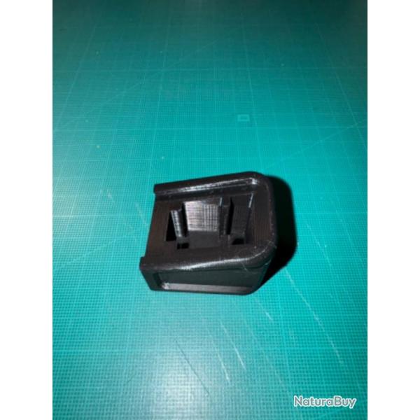 Talon de chargeur noir ( base pad ) + 5 pour Glock 44