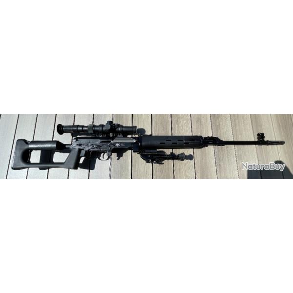 Carabine Izhmash Dragunov Tigr-SVD - Cal. 7.62x54 R + Lunette NPZ PO3-9x24