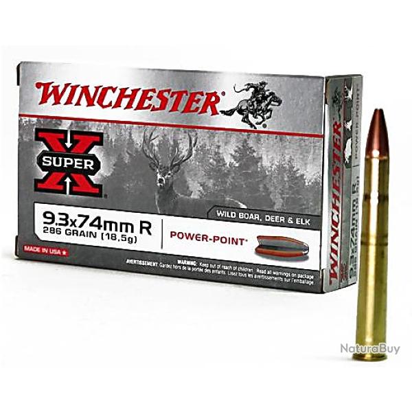 9.3x74R - Winchester 18.5g Power-Point