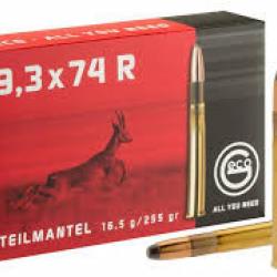 9.3x74R GECO 16.5g/255grs Teilmantel /Softpoint Bullet