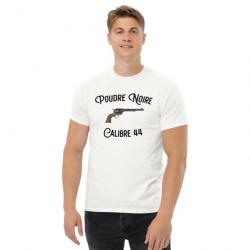 T-SHIRT POUDRE NOIRE CALIBRE 44