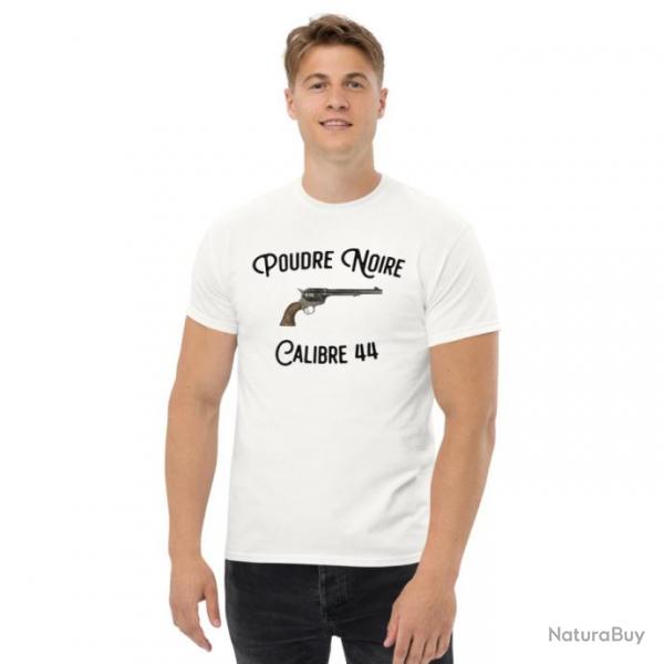 T-SHIRT POUDRE NOIRE CALIBRE 44