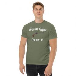 T-SHIRT POUDRE NOIRE CALIBRE 44 ARMY