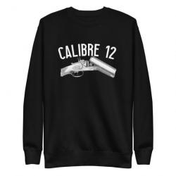 SWEATSHIRT CALIBRE 12 NOIR