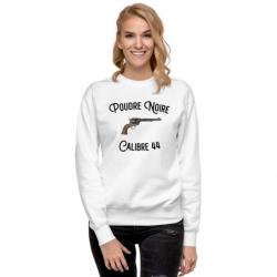 SWEATSHIRT FEMME CALIBRE 44 POUDRE NOIRE