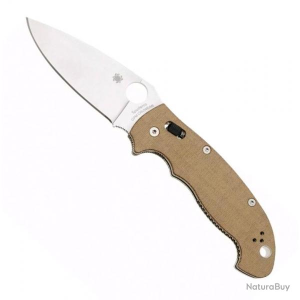 Couteau "Manix 2 XL" CRU-WEAR / micarta brun [Spyderco]