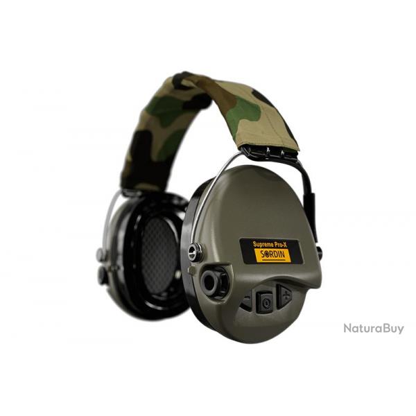 Casque Supreme Pro X Tissu camo Sordin