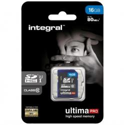 Carte SDHC 16Gb UHS-1 U1 Integral