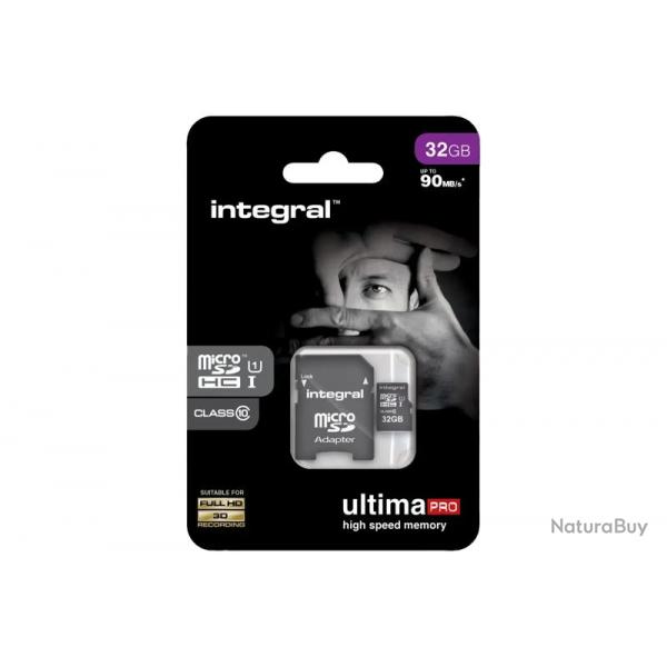 Carte micro SDHC Ultima Pro 32Gb UHS-1 U-1 Integral