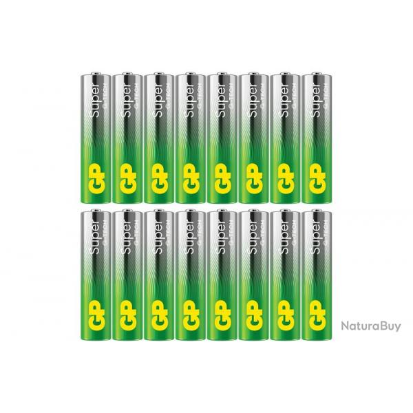 Pack 16 piles AA GP Batteries