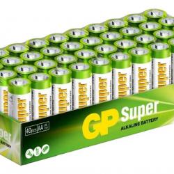 Pack 40 piles AA GP Batteries