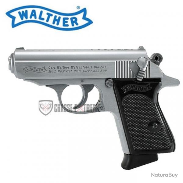 Pistolet WALTHER PPK Cal 380 Acp Inox